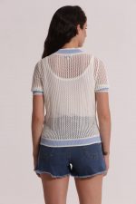 Jersey de crochet con cremallera - Imagen 5