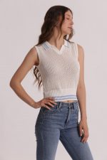 Top de punto de ganchillo - Imagen 2