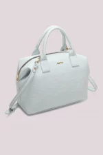 Bolso con asa superior estampado con ondas - Imagen 3