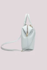 Bolso con asa superior estampado con ondas - Imagen 4