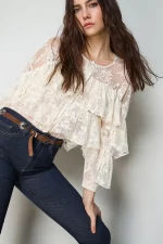 Blusa de Encaje 216016 - Imagen 2