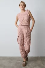 Pantalón Cargo de Encaje 212015