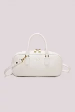 Bolso baguette con estampado de ondas
