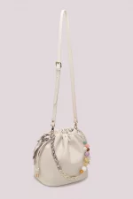 Bolso de hombro con pañuelo