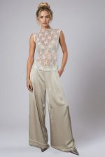 Pantalón Palazzo de Satén Neela - Imagen 2