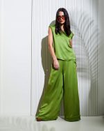 Pantalón Palazzo de Satén Neela