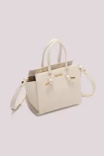 Bolso pequeño con nudo en las asas - Imagen 3