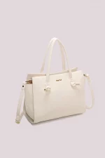 Bolso grande con nudo en las asas - Imagen 3