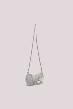 Bolso de lentejuelas con flores