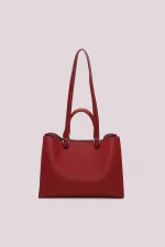 Bolso de hombro básico grande