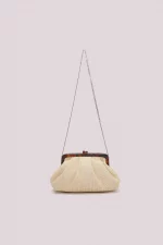 Bolso de rafia con asa de carey - Imagen 3