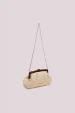 Bolso de rafia con asa de carey - Imagen 4