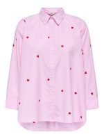 Camisa de rayas con corazones bordados New Lina Grace - Imagen 14