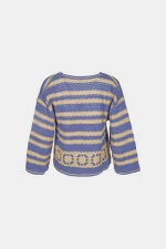 Cárdigan crochet a rayas - Imagen 2