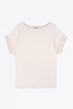 Camiseta lisa dos tejidos - Imagen 2