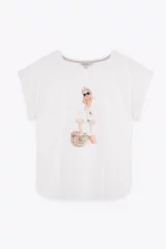 Camiseta chica gafas - Imagen 3