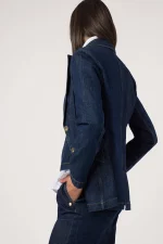 Blazer denim traje - Imagen 4