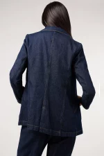 Blazer denim traje - Imagen 5
