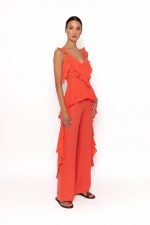 Conjunto de Gasa con Volantes