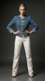 Chaqueta Vaquera Army - Imagen 3