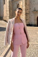 Conjunto de Top Palabra de Honor y Pantalón