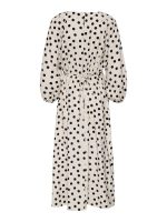 Vestido midi de lunares con manga larga Maizee - Imagen 2