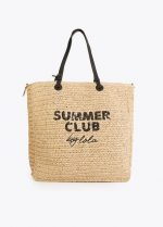 Bolso desestructurado rafia Summer Club - Imagen 9