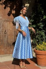 Falda Midi de Lunares