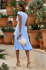 Vestido Midi de Vuelo Celeste - Imagen 2