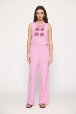 Pantalón a rayas sleepwear style - Imagen 5