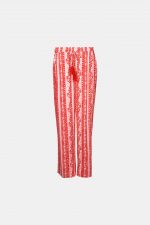 Pantalón fluido estampado pañuelo - Imagen 3