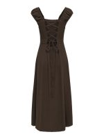 Vestido midi espalda corset Mirelda - Imagen 2