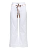 Pantalón vaquero crop Madison con cinturón