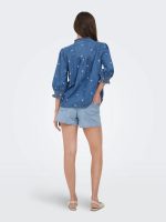 Short vaquero margaritas Josephine - Imagen 4