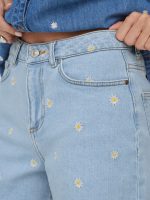 Short vaquero margaritas Josephine - Imagen 6