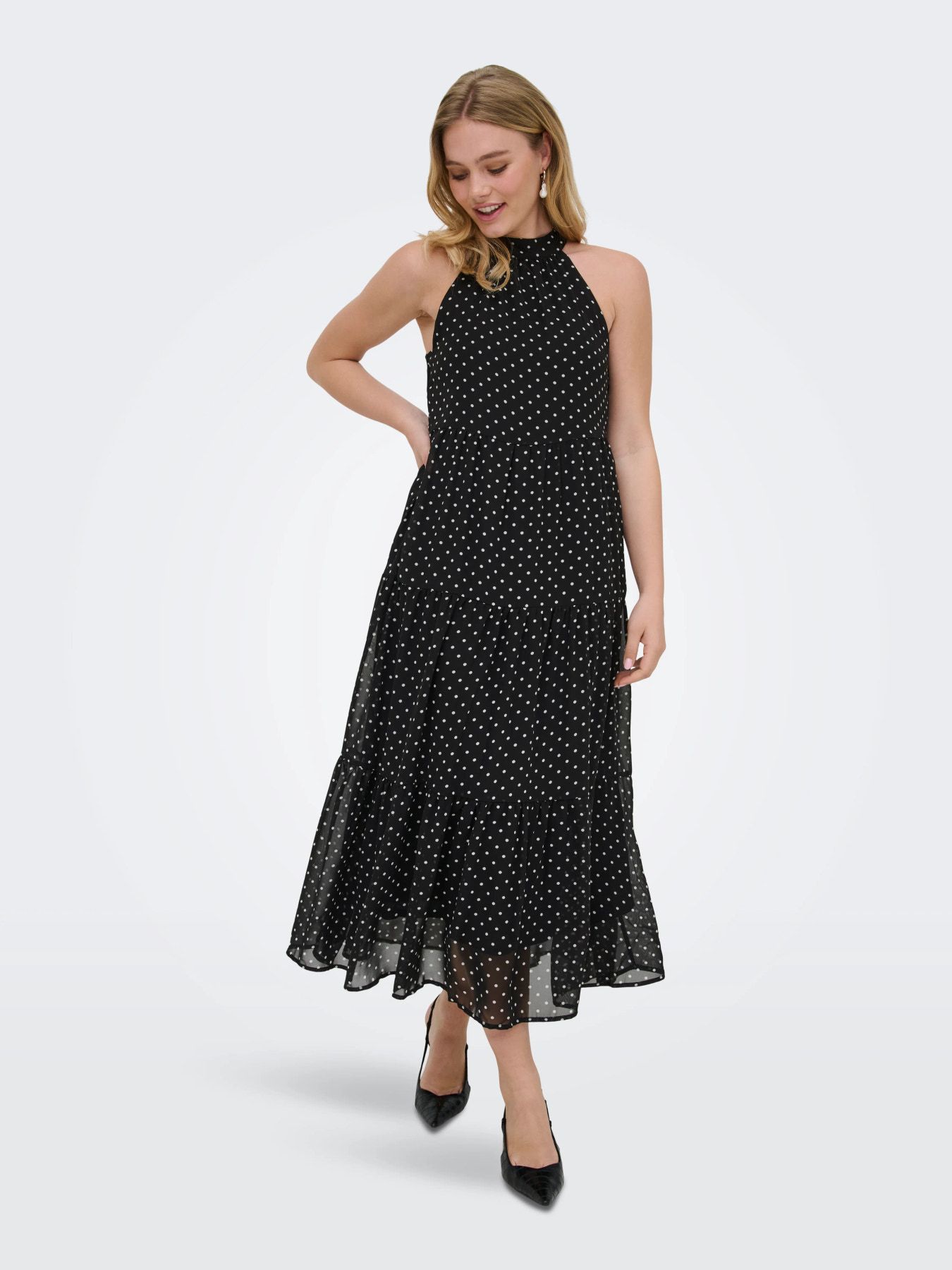 F_15357770_M_5092071_Front_Full Vestido halter topos Petra Life - Imagen 1