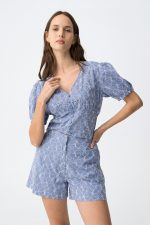 Blusa crop bordada Berat_C - Imagen 4