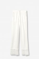 Pantalón de lino con bajo de crochet Lilith_B - Imagen 3