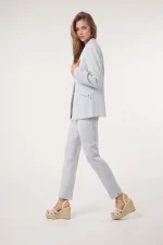 Pantalón traje rayas seersucker - Imagen 3