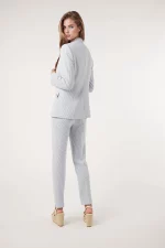 Pantalón traje rayas seersucker - Imagen 4