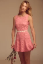 Vestido Camelia rojo - Imagen 4