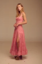 Vestido Fleur rojo - Imagen 2