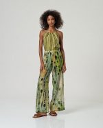 Pantalon amplio estampado