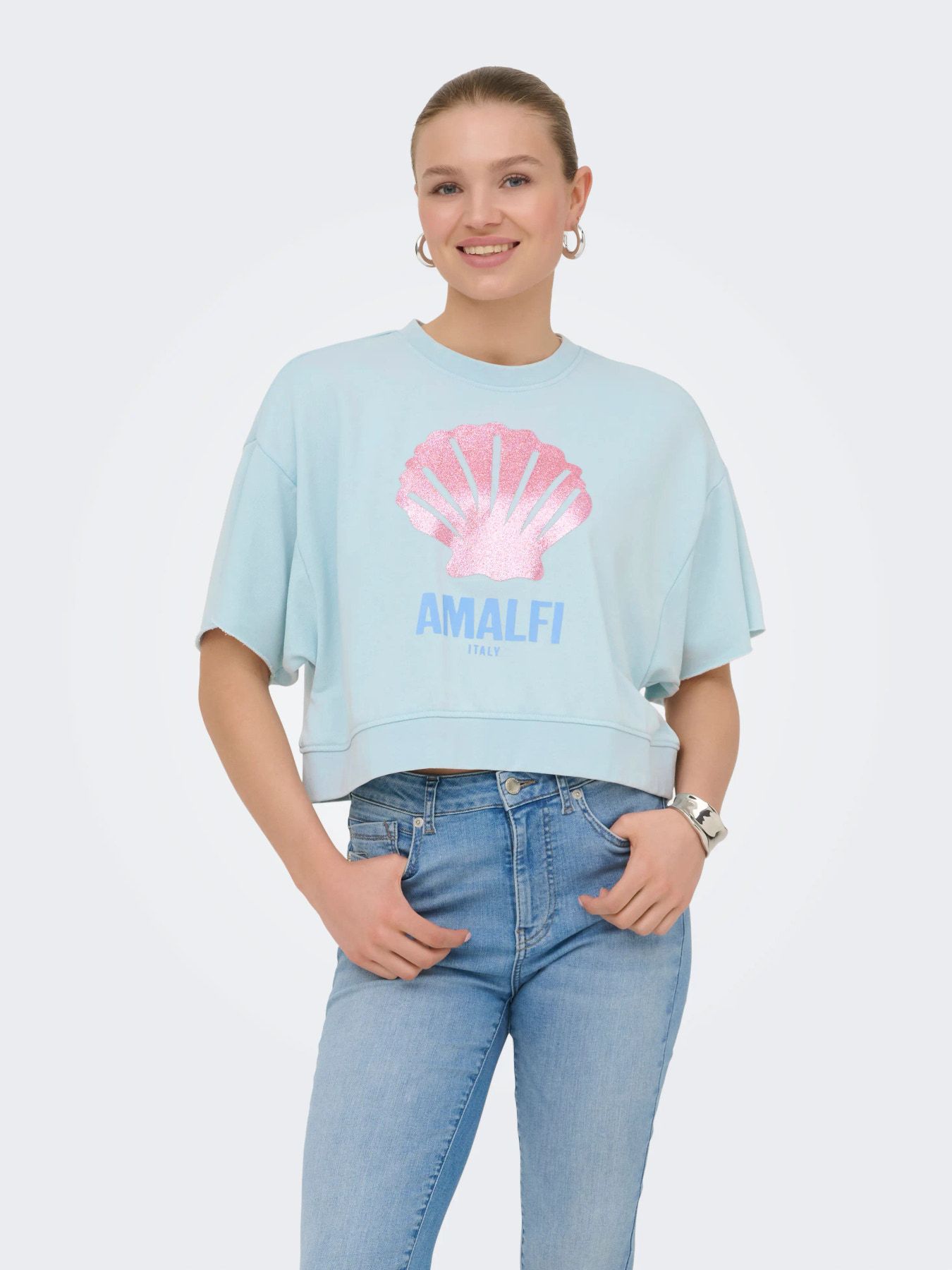 F_15376093_M_5031949_Front_1 Camiseta crop Amalfi Capri - Imagen 1